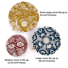 Load image into Gallery viewer, Halo Dish and Bowl Cover Large Set of 3 Paradise | Crimson Langeveldt
