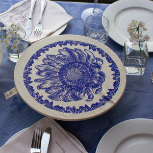 Halo Dish and Bowl Cover Large African Flowers | Gabriele Jacobs
