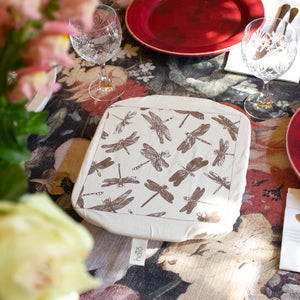 Halo Dish and Casserole Cover Square Butterflies & Dragonflies | Nicole Peach